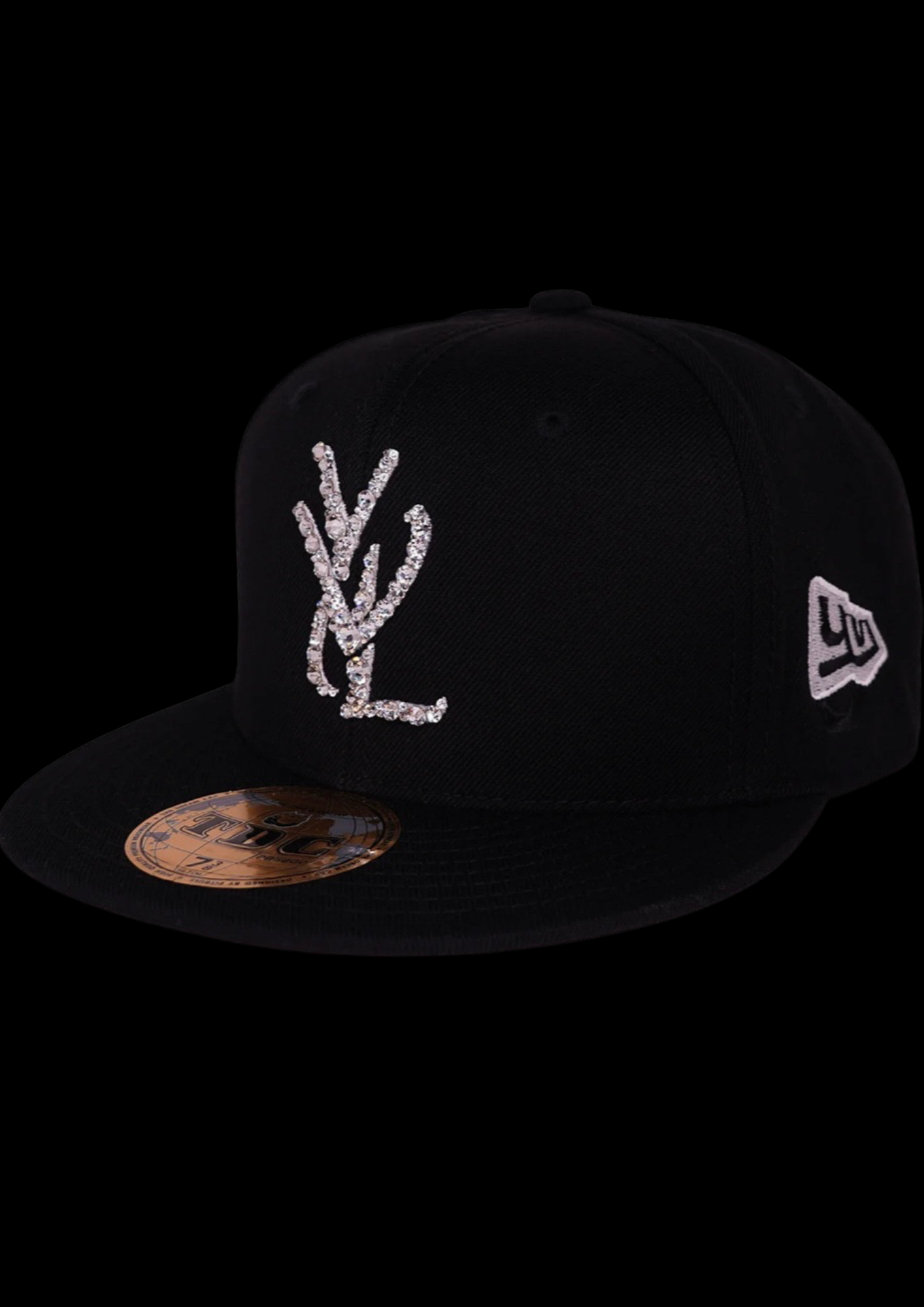 'YVL' RHINESTONE CAPS ♱