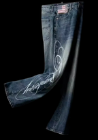 'LUVPOEM' FLARED JEANS ♱